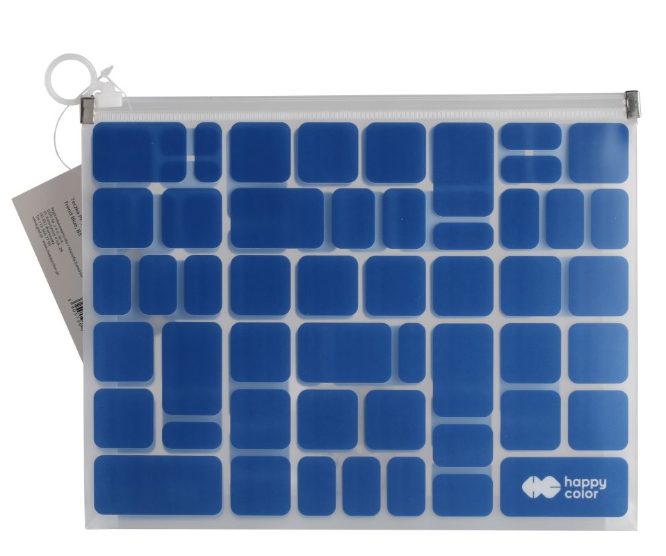 Teczka B5 PP z suwakiem Trend Blue (447656)