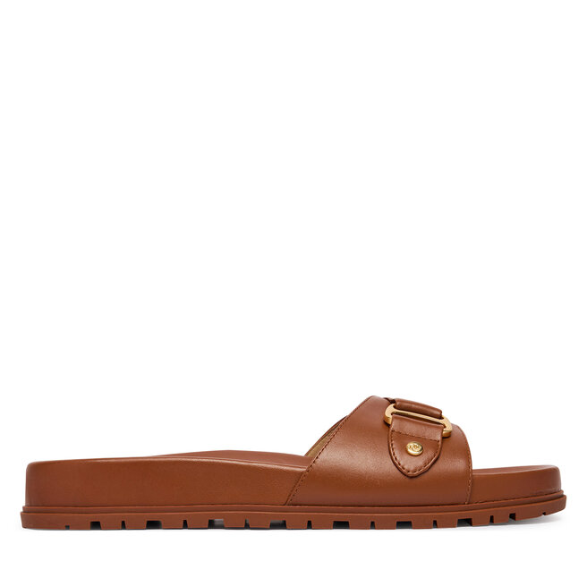 Klapki LAUREN RALPH LAUREN 802982883001 Brązowy