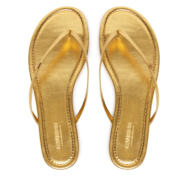 Japonki LAUREN RALPH LAUREN 802959563001 Złoty