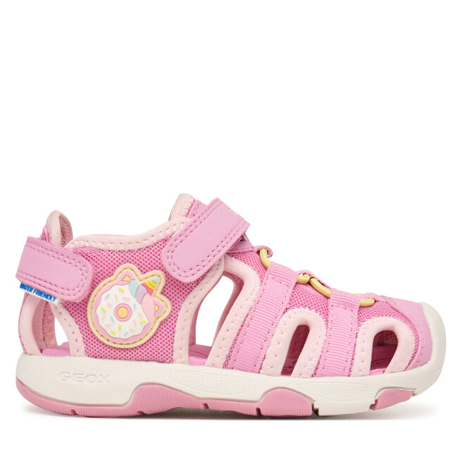Sandały Geox B Sandal Multy Girl B650DA 01450 C8F2M S Różowy