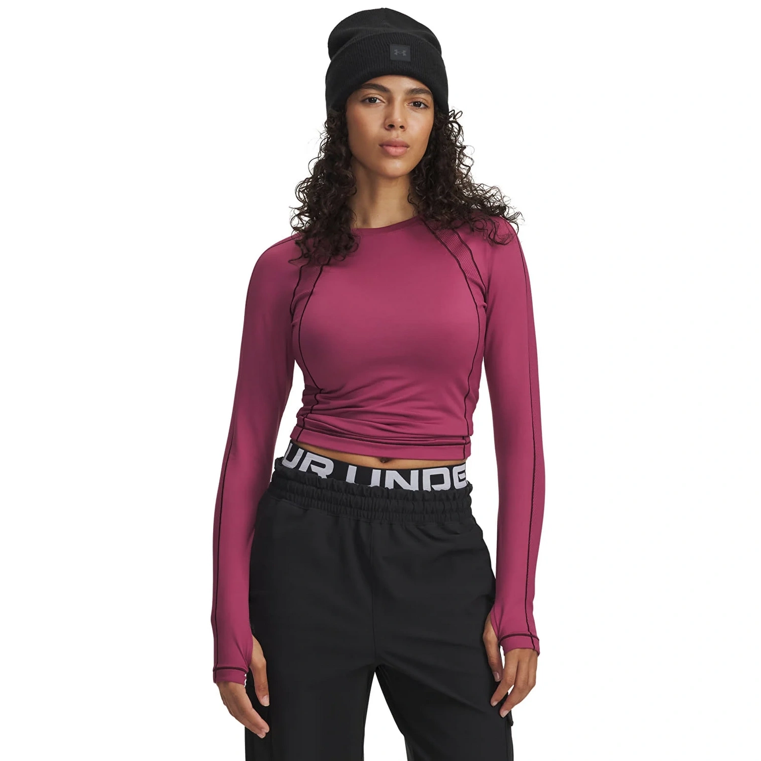 Koszulka damska Under Armour ColdGear Textured Crew