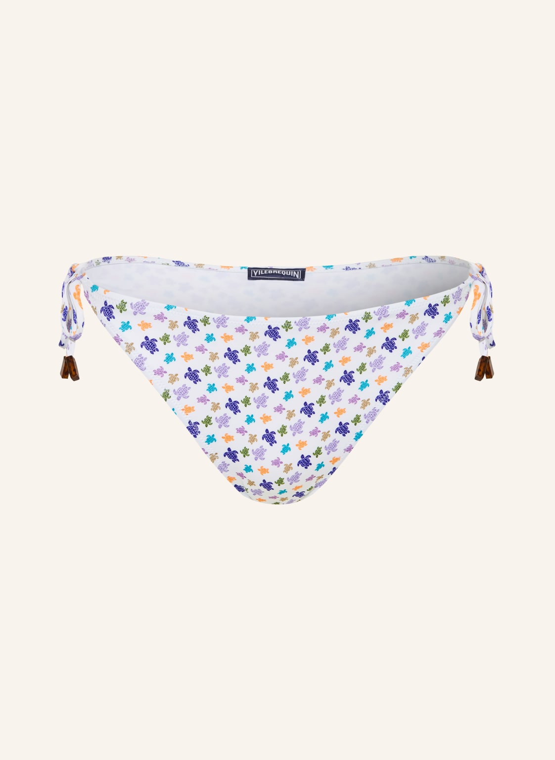 Vilebrequin Trójkątne Figi Bikini Micro Flore weiss