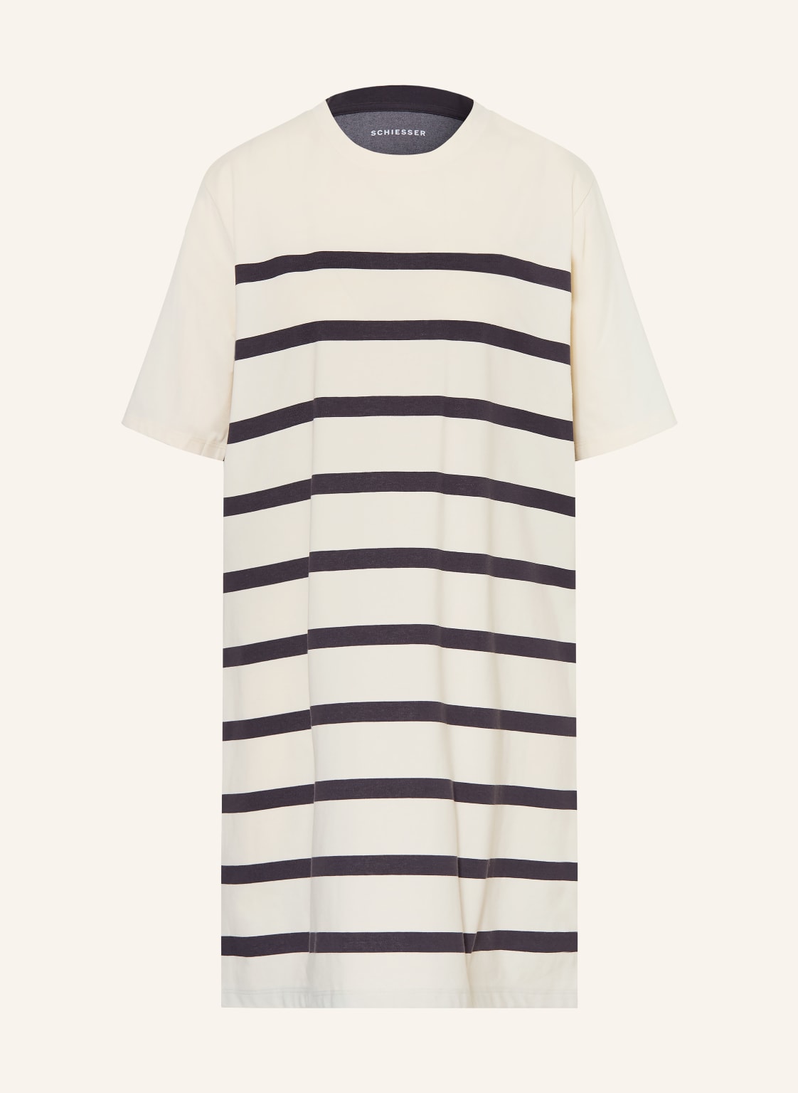 Schiesser Koszulka Nocna Casual Nightwear weiss