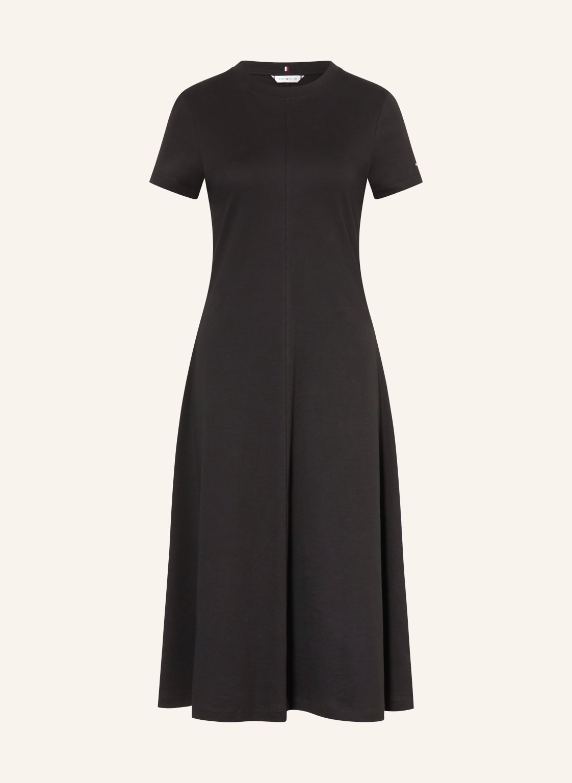 Tommy Hilfiger Sukienka Interlock schwarz