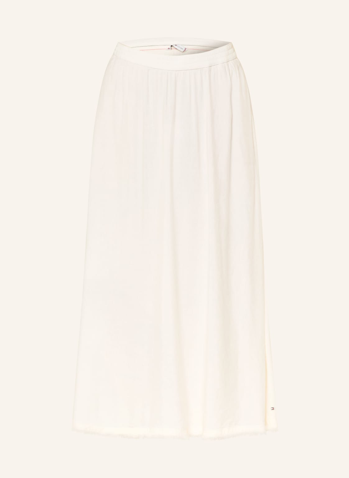 Tommy Hilfiger Spódnica Z Lnem beige