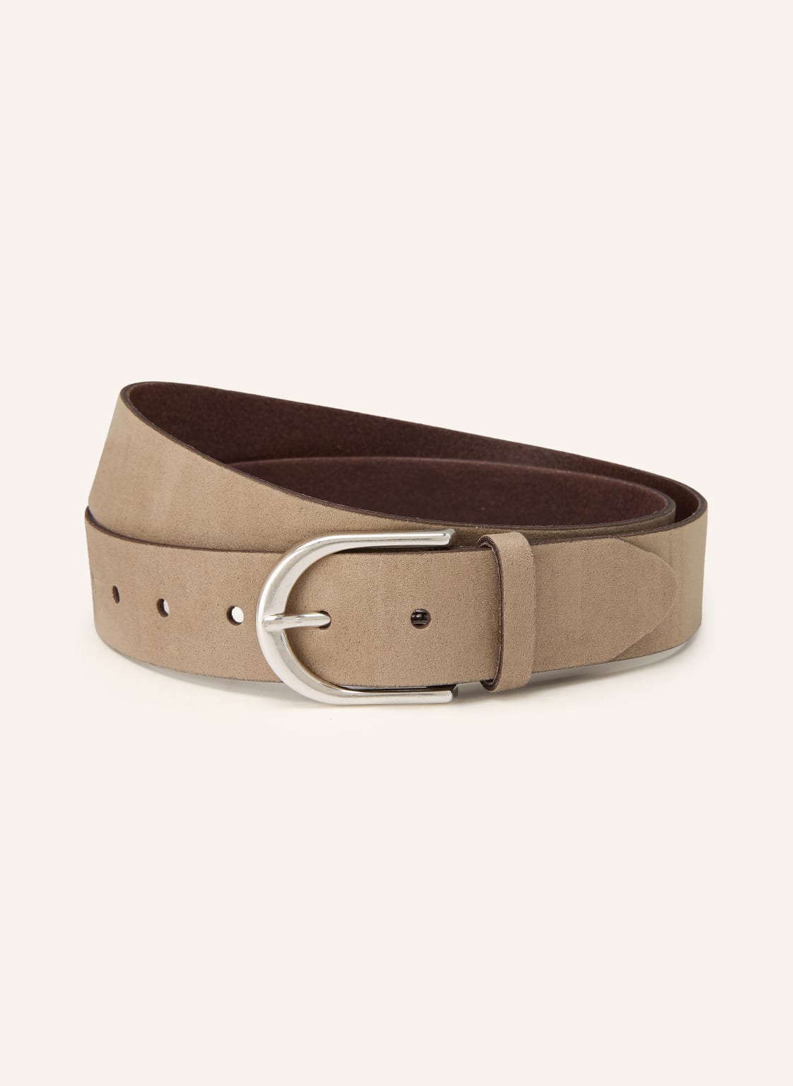 Vanzetti Skórzany Pasek beige