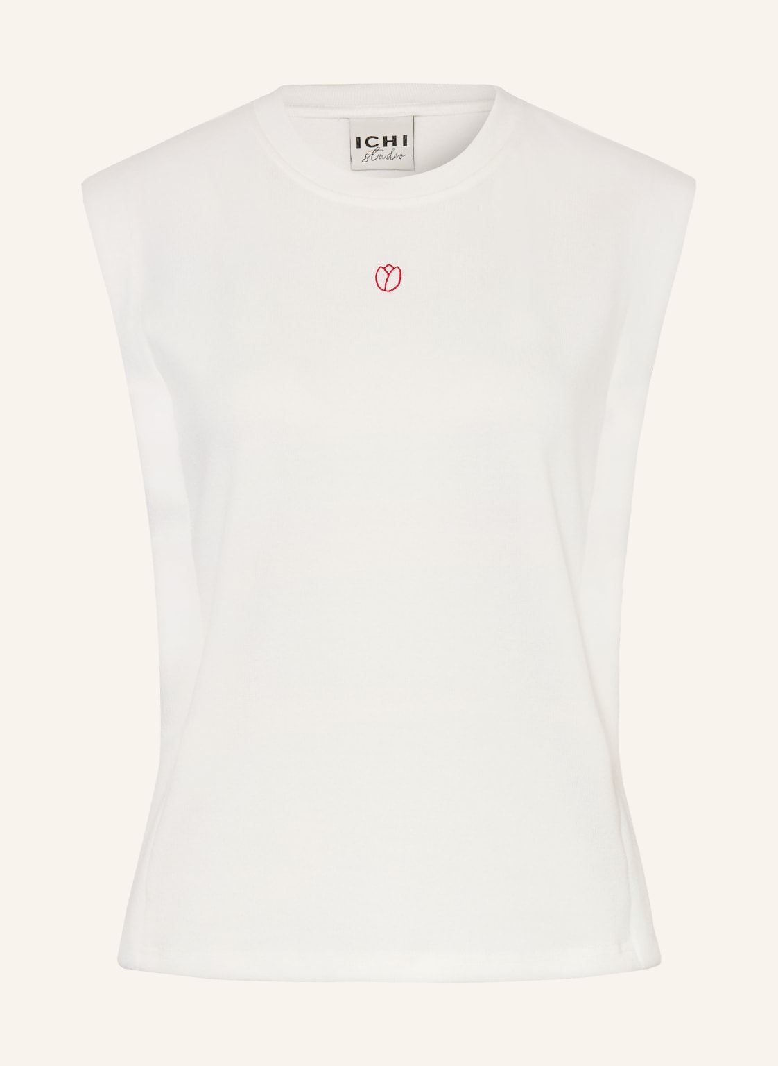 Ichi Dzianinowy Top Ihlibella beige