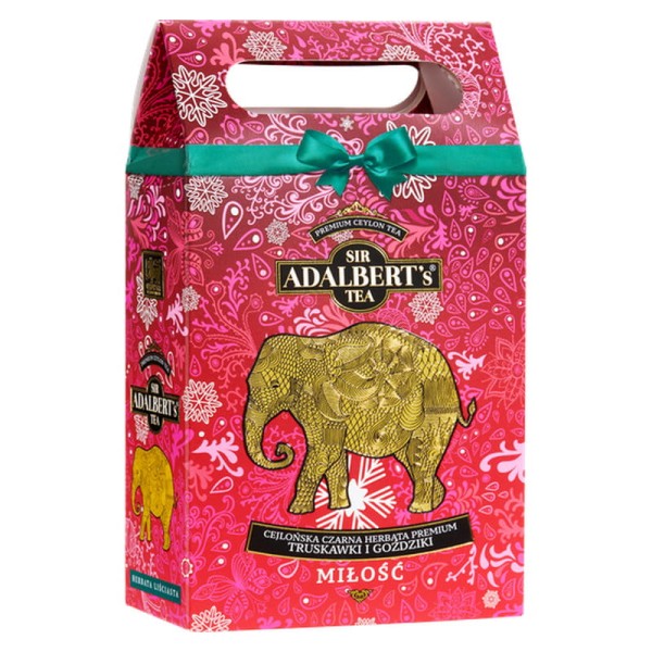 Adalbert'S Tea Torebka Miłość 50g Herbata liściasta,truskawki i goździki