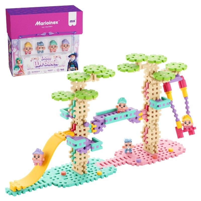 Marioinex Mini Waffle Princess Klocki Konstrukcyjne Dom Wróżek 166 el. 6+
