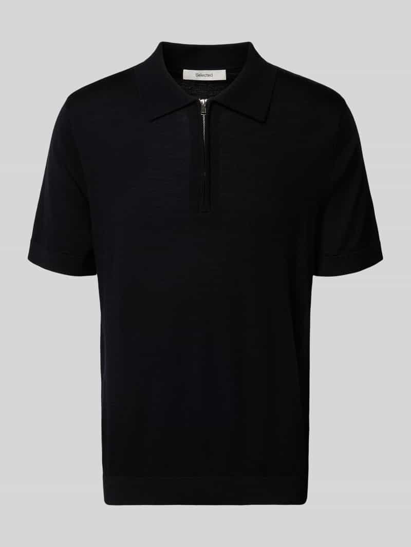 Koszulka polo z czystej wełny o kroju regular fit model 'TRAY'