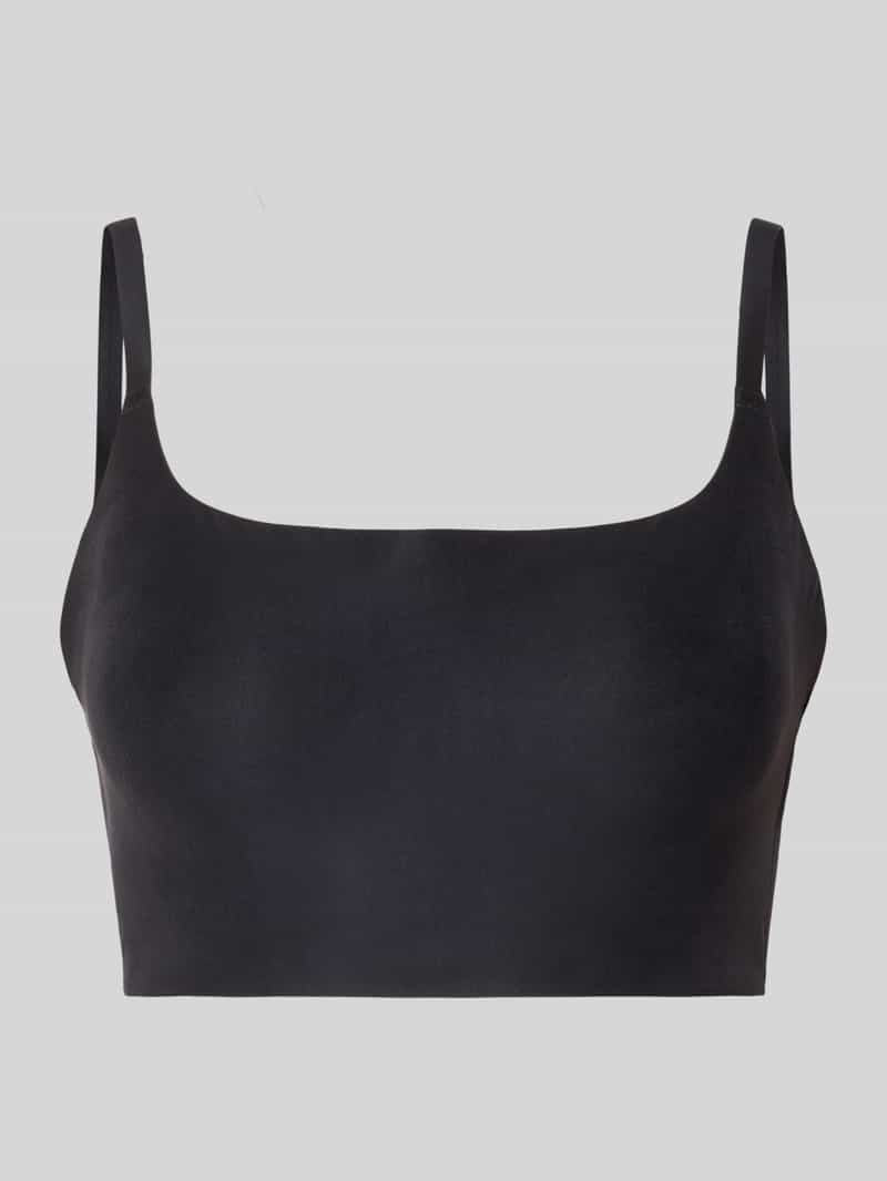 krój slim fit biustonosz typu bralette z cienkimi ramiączkami