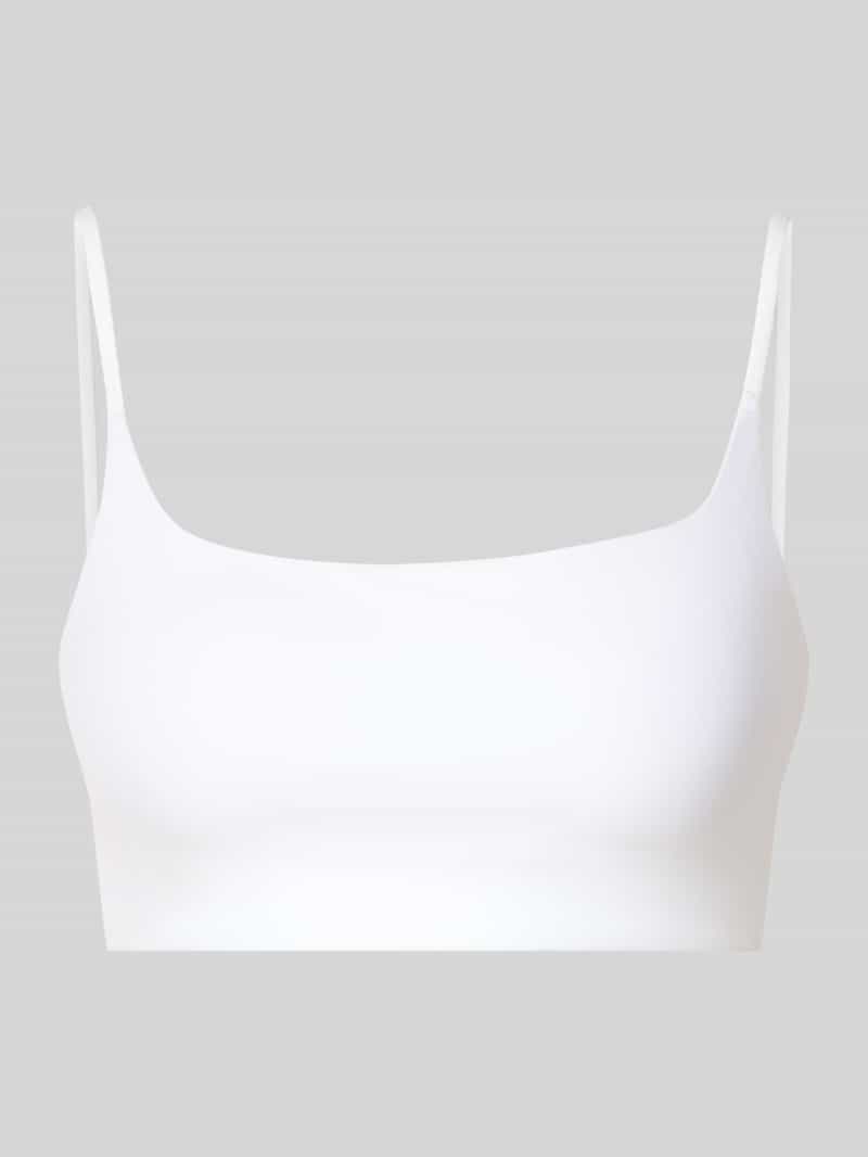 krój slim fit biustonosz typu bralette z cienkimi ramiączkami