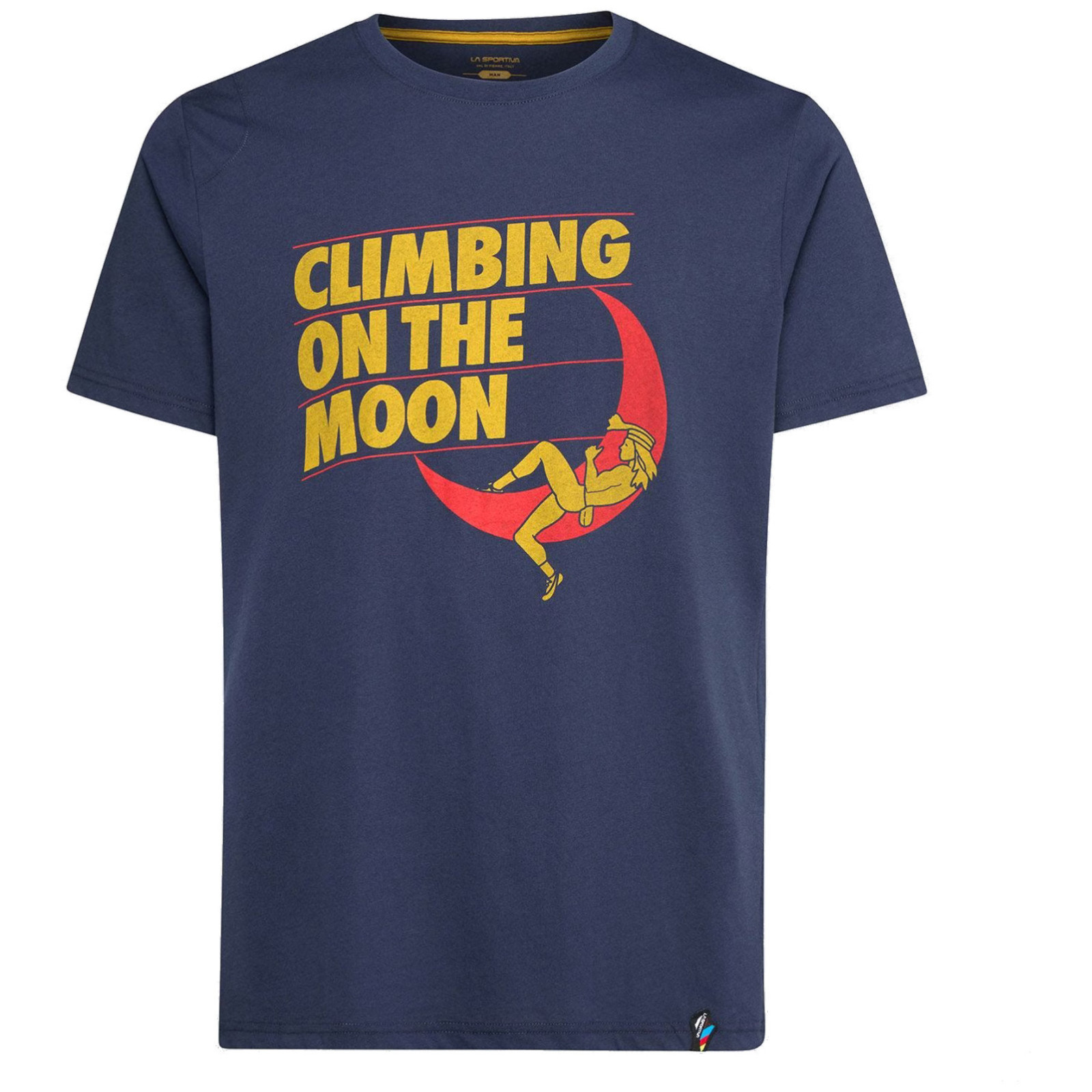 Koszulka męska La Sportiva Moon Rock T-Shirt M Rozmiar: XXL / Kolor: niebieski/biały