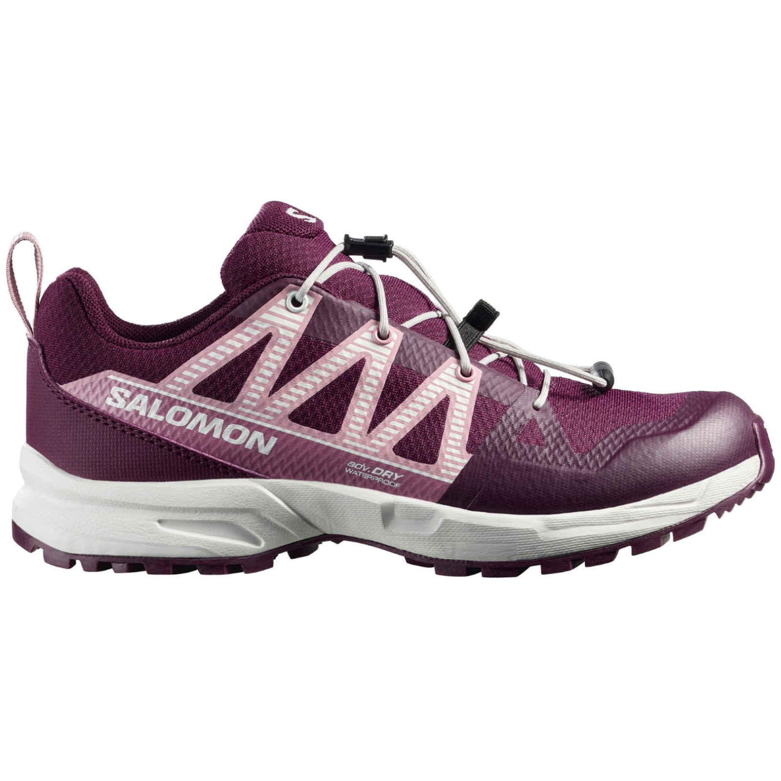 Buty dziecięce Salomon Outscape Waterproof J Rozmiar butów (UE): 34 / Kolor: czerwony