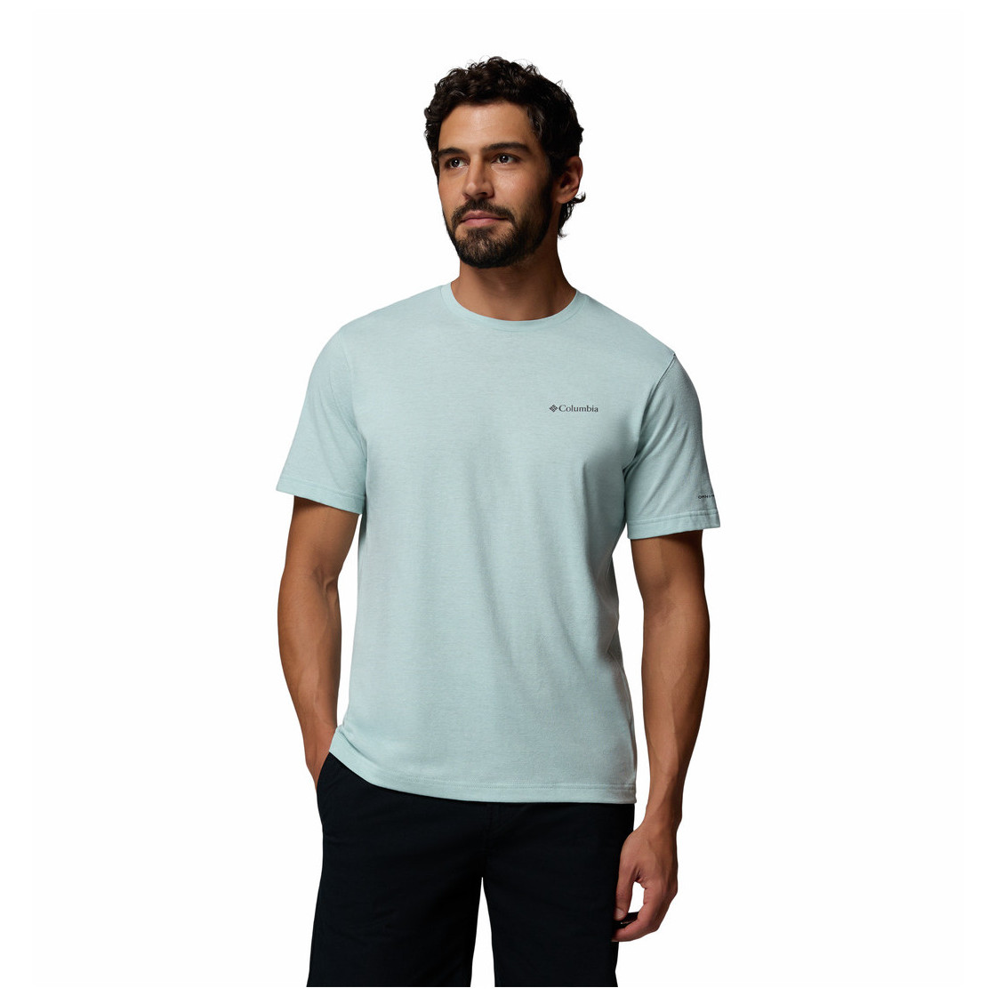 Koszulka męska Columbia Thistletown Hills™ Short Sleeve Rozmiar: L / Kolor: niebieski/biały