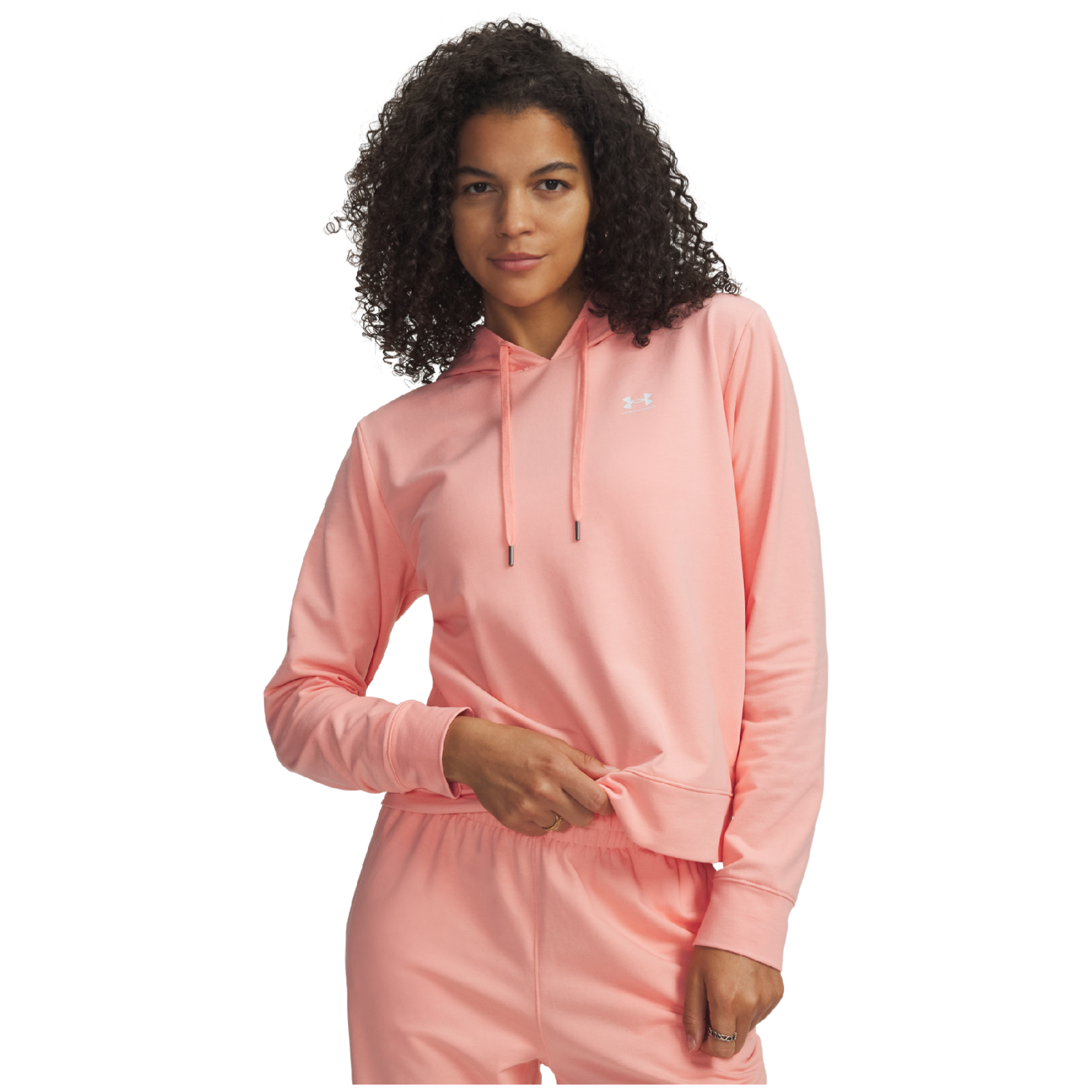 Bluza damska Under Armour Sport Terry Hoodie Rozmiar: L / Kolor: różowy