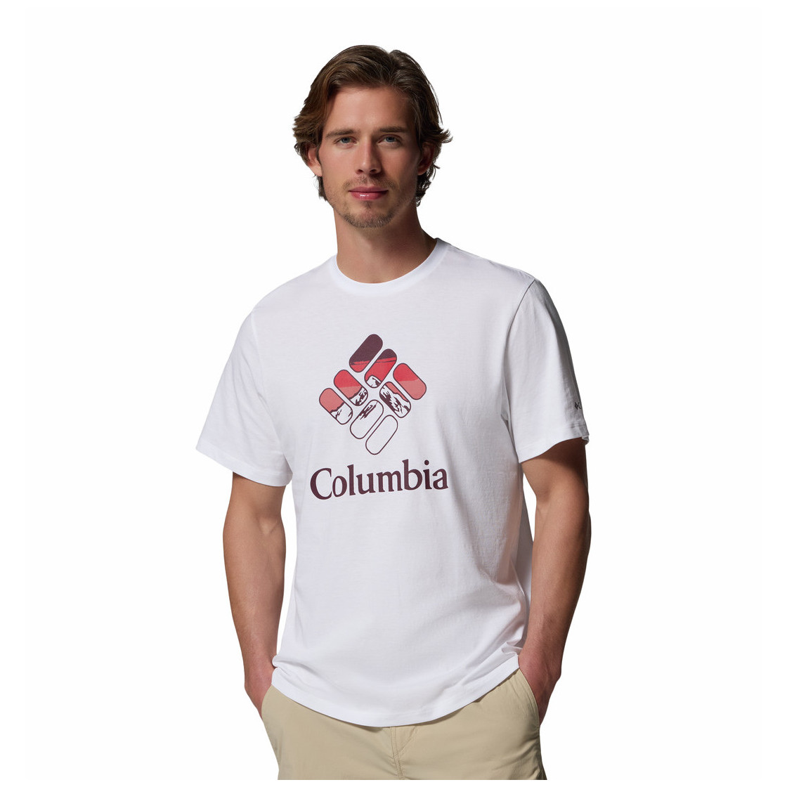 Koszulka męska Columbia CSC™ Seasonal Graphic Tee Rozmiar: M / Kolor: ciemnoniebieski