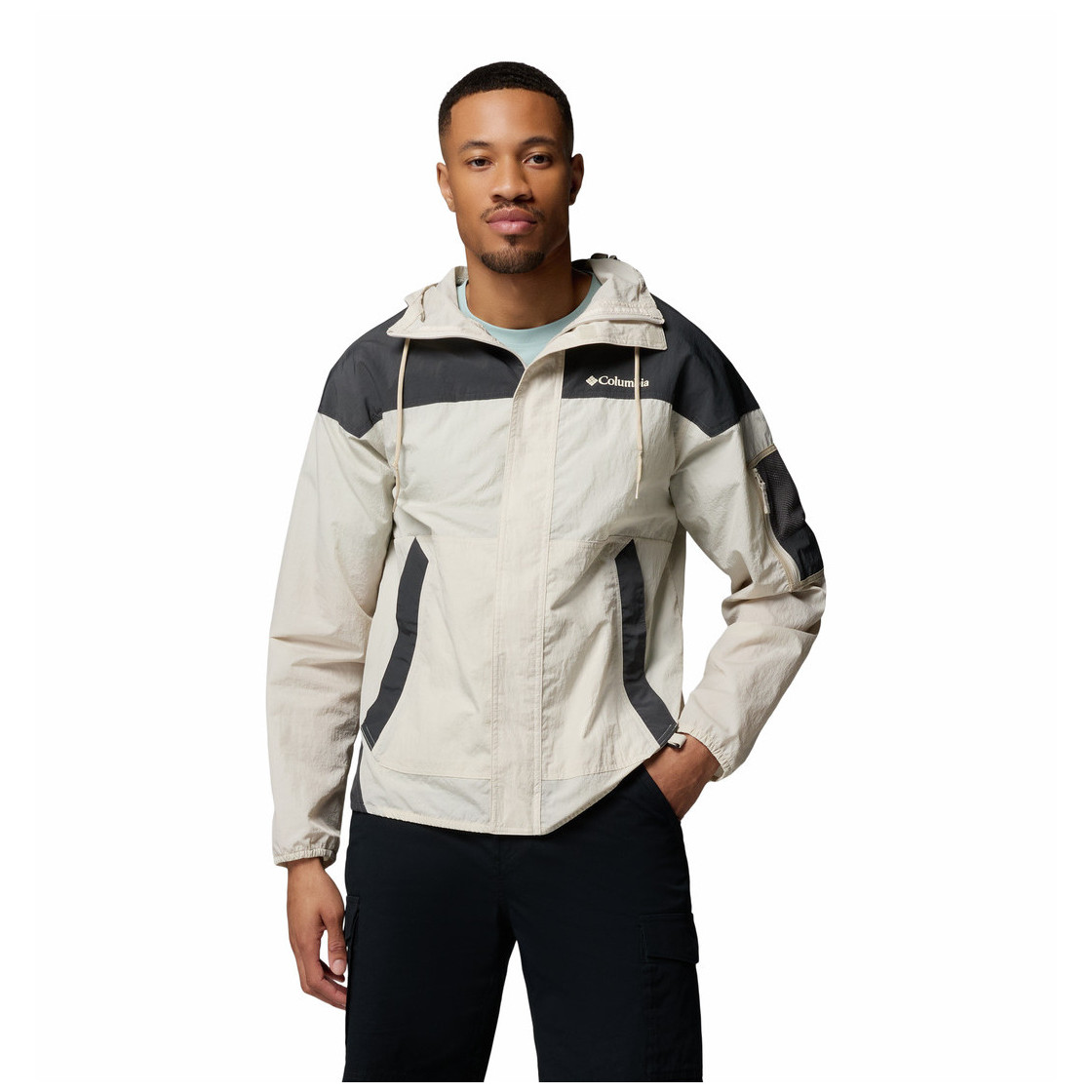 Męska wiatrówka Columbia Challenger™ II Windbreaker Rozmiar: XL / Kolor: beżowy
