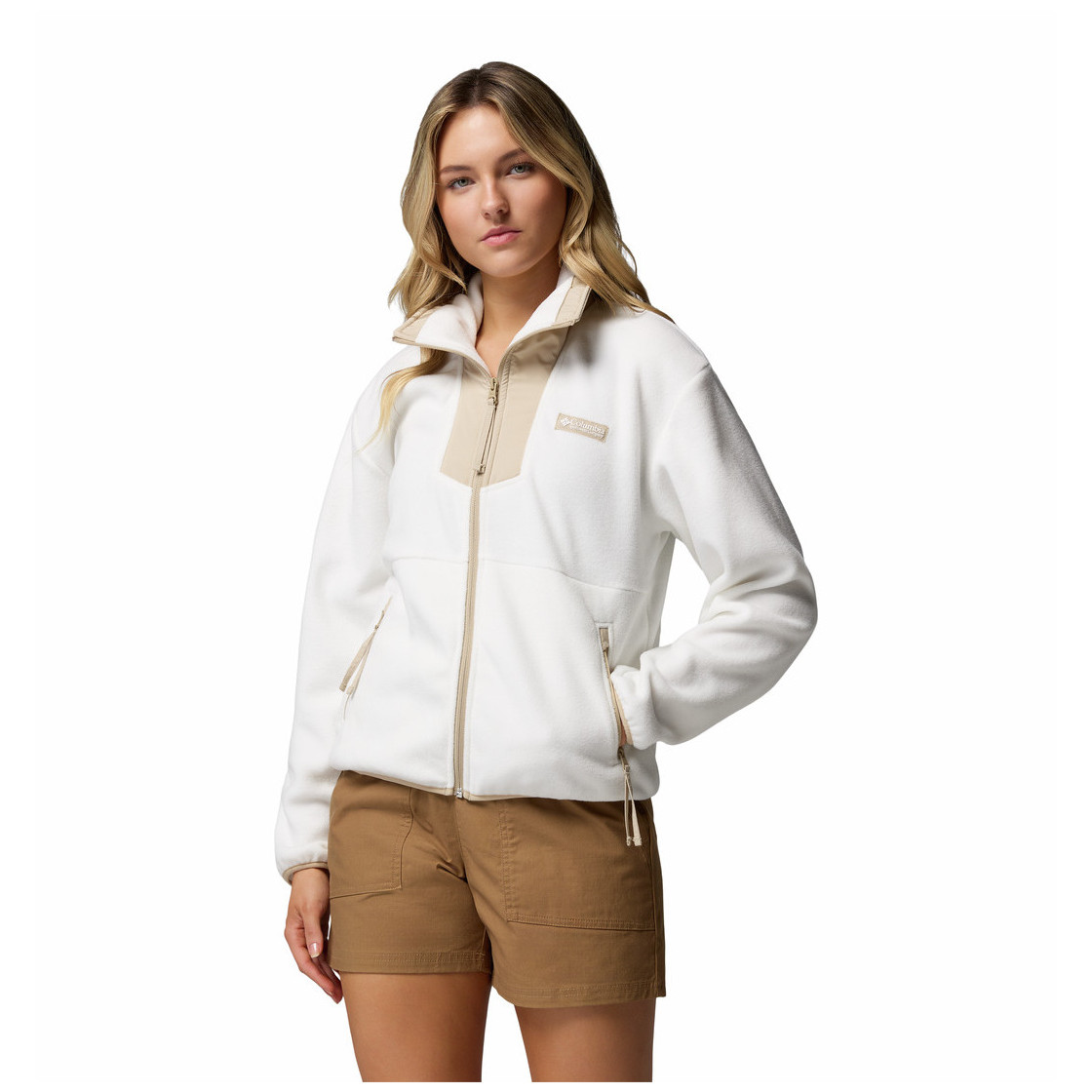 Bluza damska Columbia Sequoia Grove™ Full Zip Fleece Rozmiar: S / Kolor: biały