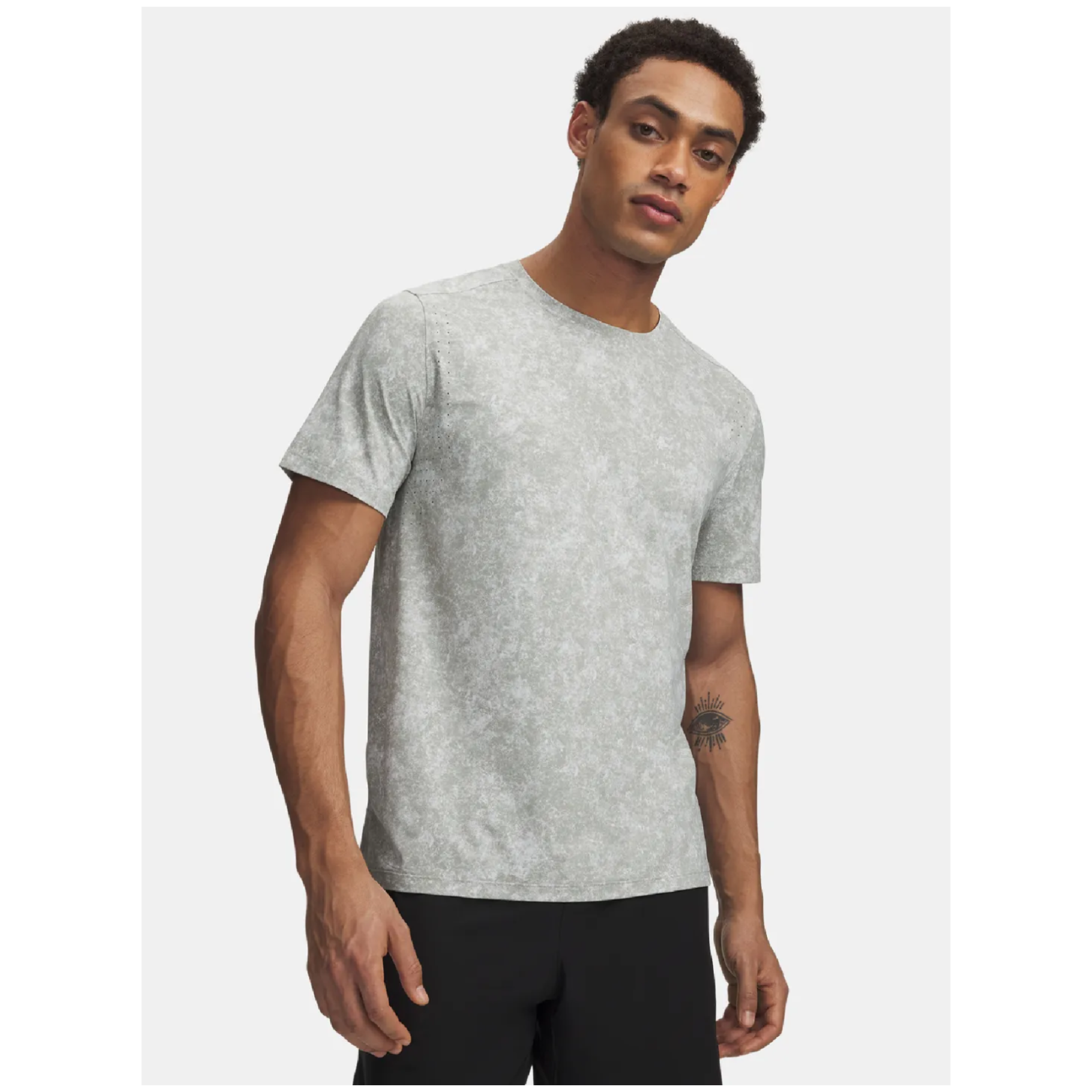 Koszulka męska Under Armour Velociti Pro Print Ss Rozmiar: L / Kolor: szary