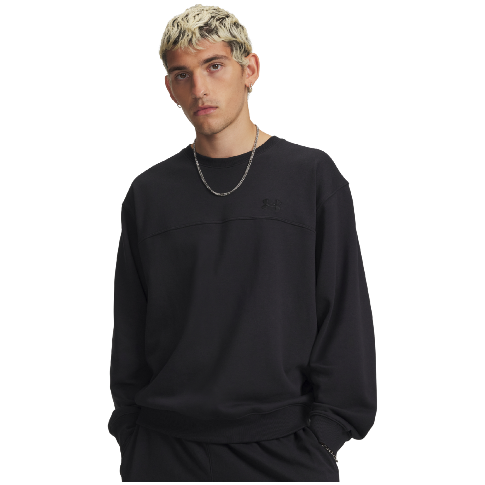 Męska bluza Under Armour Rival Lw Crew Rozmiar: L / Kolor: czarny