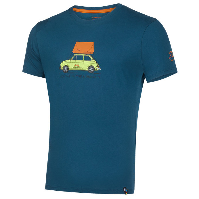 Koszulka męska La Sportiva Cinquecento T-Shirt M Rozmiar: XXL / Kolor: niebieski/jasnoniebieski