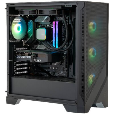 Komputer MAD DOG Powered by MSI F321R-I04WR32WP i5-14400F 32GB RAM 1TB SSD GeForce RTX5070 DLSS 4 Wi-Fi Windows 11 Professional PBM F321R-I04WR32WP