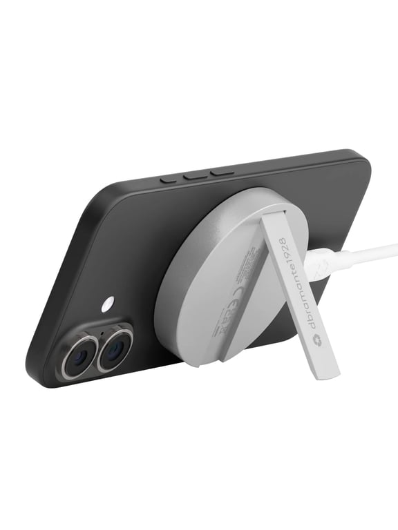 dbramante1928 CH15WLAL7263 ładowarka do urządzeń przenośnych Smartfon Szary USB Bezprzewodowe ładowanie Szybkie ładowanie Wewnętrzna