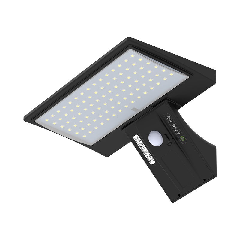 Zewnętrzna lampa solarna, 90 LED z czujnikiem ruchu, wodoodporne światło bezpieczeństwa, 2600 mAh (światło białe)