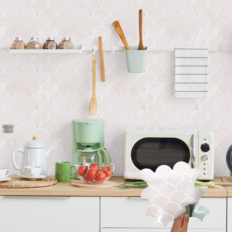 Samoprzylepna Naklejka Ścienna 3D do Kuchni - 10 Naklejek Imitujących Płytki - Okładzina Splashback Peel-and-Stick - 305x305x1mm - 0.93 m²