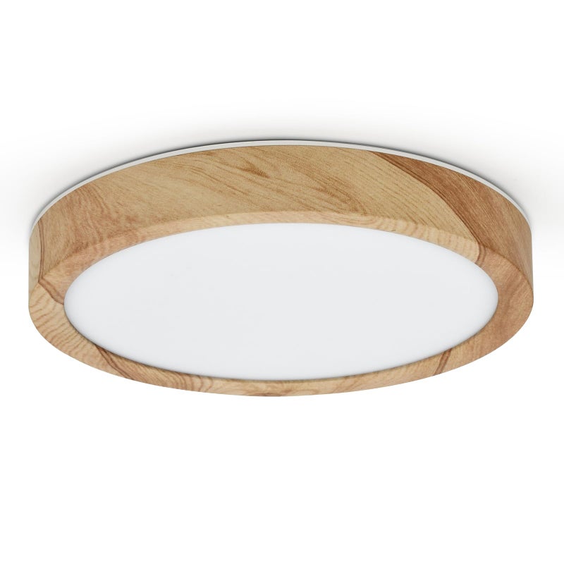 Wpuszczany plafon LED, nowoczesny, ultracienki plafon o średnicy 30 cm, okrągły plafon o mocy 18 W do sypialni, kuchni, światło białe 6000 K
