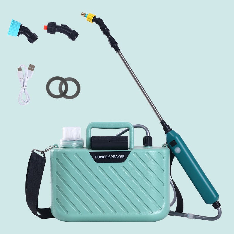 Opryskiwacz ogrodowy 8 l z ładowarką USB i 2 dyszami, specjalny opryskiwacz do roślin