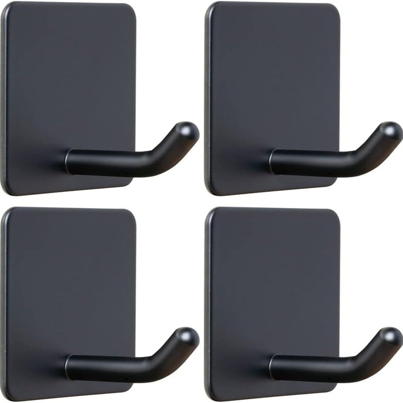 szt Samoprzylepnych haczyków szydełkowania haczyk ścienny łazienki bez wiercenia wieszak ręczniki wieszak ściereczki kuchenne nierdzewnej zakrzywiony