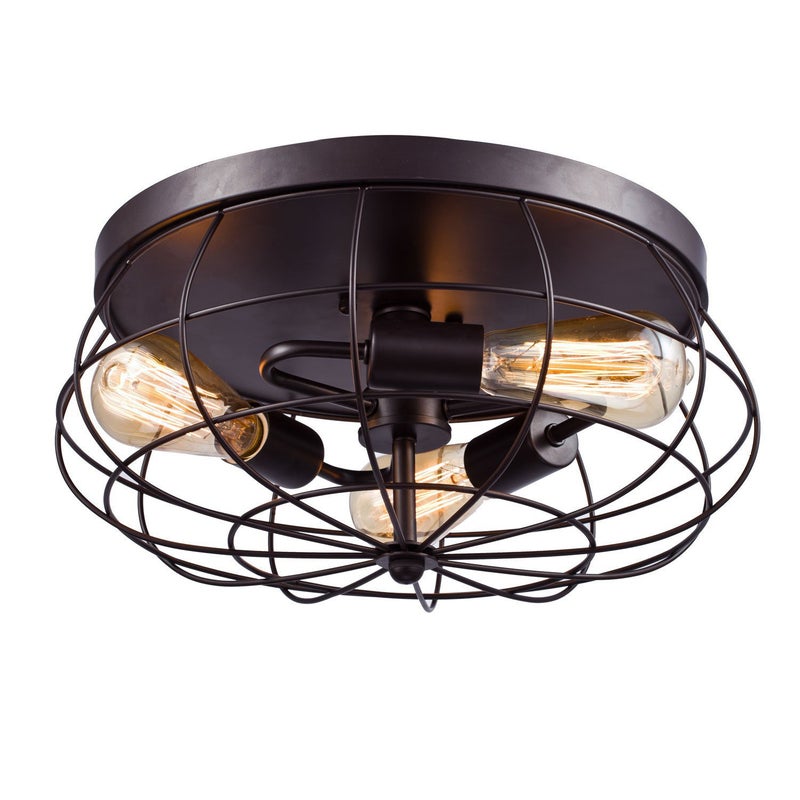 Lampa wisząca w stylu retro z metalową klatką, potrójna lampa sufitowa z żelazną klatką, bez źródła światła, 220 V, E27