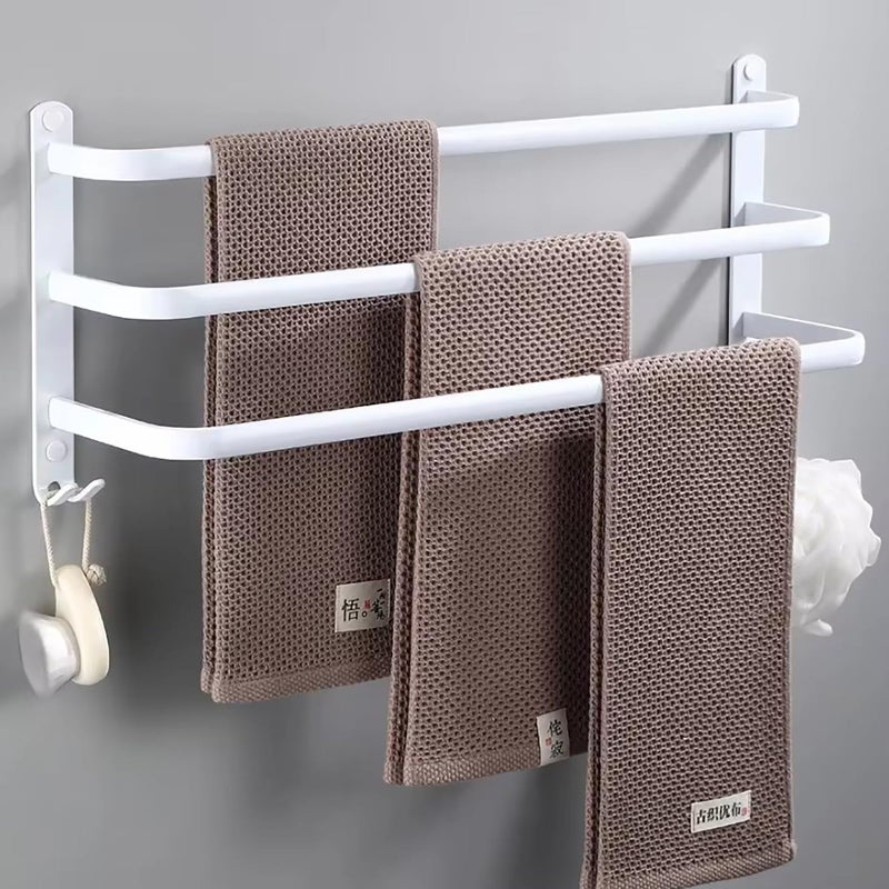 Wieszak na ręczniki ścienny, wieszak na ręczniki łazienkowy Den, wieszak na ręczniki kuchenny/50 cm