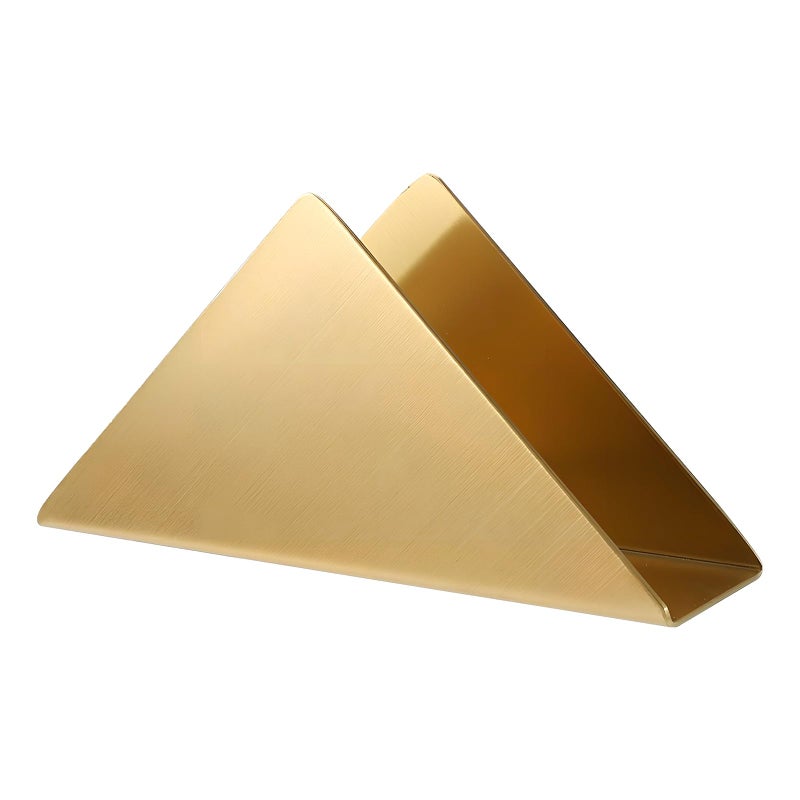 Stojak na ręczniki papierowe, metalowy podajnik do serwetek kuchennych, wolnostojący uchwyt na serwetki (Złoty)