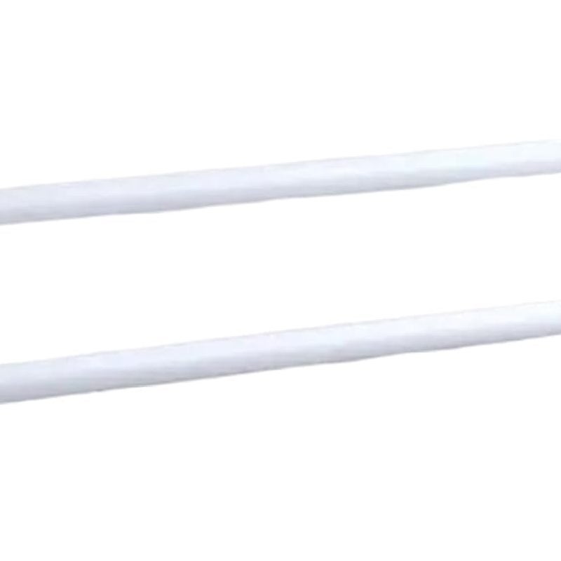 Wieszak na ręczniki do łazienki, bez wiercenia, ścienny, biały, z 2 haczykami, aluminiowy, do kuchni, biały, 2-poziomowy, 50 cm