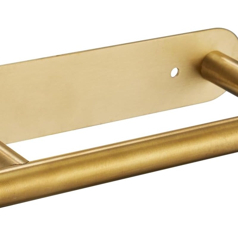 Uchwyt na papier toaletowy, obrotowy ścienny uchwyt na ręcznik papierowy do łazienki, stal nierdzewna, złoty