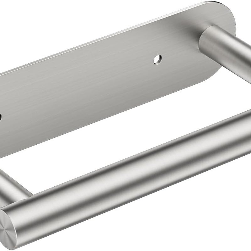 Uchwyt na papier toaletowy, obrotowy, ścienny uchwyt na ręcznik papierowy do łazienki, stal nierdzewna, srebrny