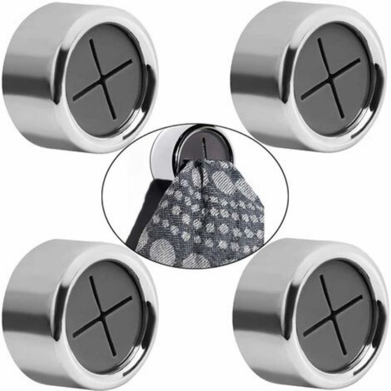 Zestaw 4 szt. Klipsów do ręczników, ściereczek – Samoprzylepne uchwyty na ściereczki do łazienki, kuchni i domu (4 sztuki)