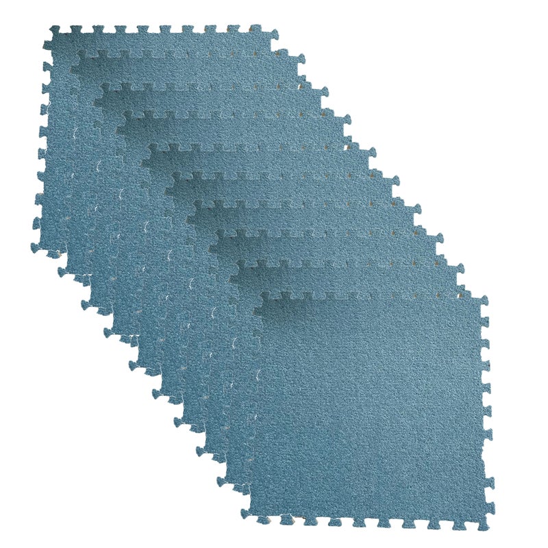 Gładki dywanik z aksamitu mrówkowego, 10 sztuk, kwadratowy dywanik do majsterkowania, 30x30x1.0cm, niebieski