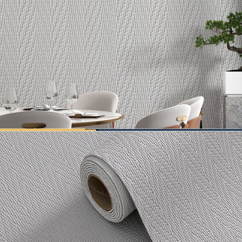 Samoprzylepna tapeta winylowa - Wodoodporny panel ścienny 3D dźwiękochłonny (60cm x 2.8m) - Dekoracja do salonu i biura