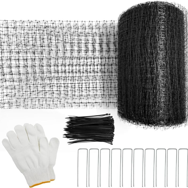 Siatka przeciw ptakom ochrony ogrodu tymczasowe ogrodzenie wielokrotnego użytku ochrony przed ptakami elastyczna siatka z sztucznego ogrodzenie upraw