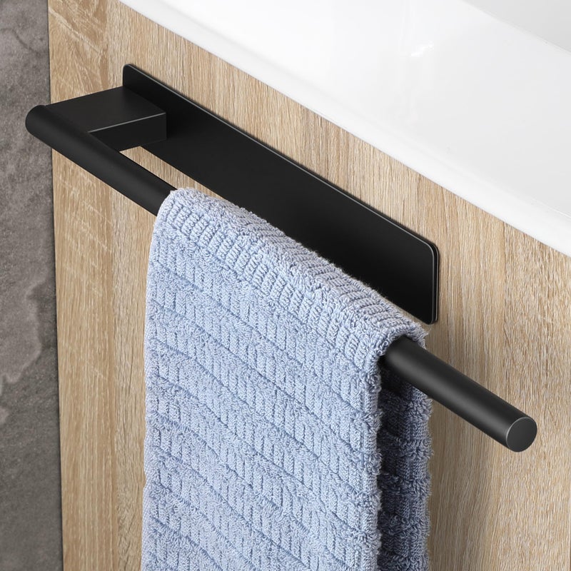 Wieszak na ręczniki do łazienki bez wiercenia samoprzylepny wieszak ręczniki ścienny wieszak ręczniki stali nierdzewnej jednoramienny uchwyt ręczniki