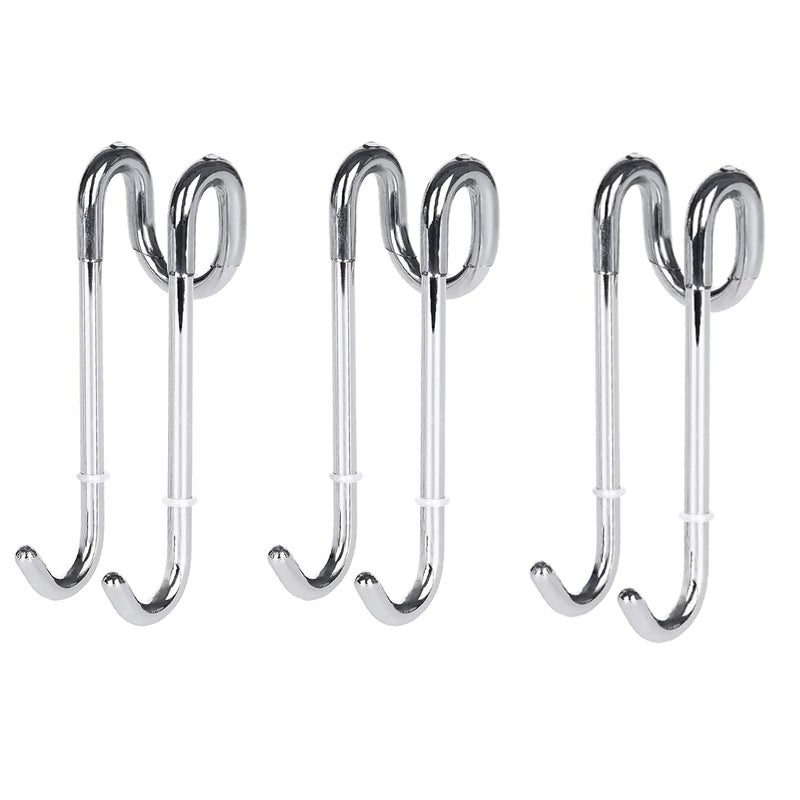 sztuki Haczyk do kabiny prysznicowej do drzwi szklanych Wyjątkowo lekkie haczyki łazienkowe Ekran prysznicowy do wanny użycia jako wieszak ręczniki