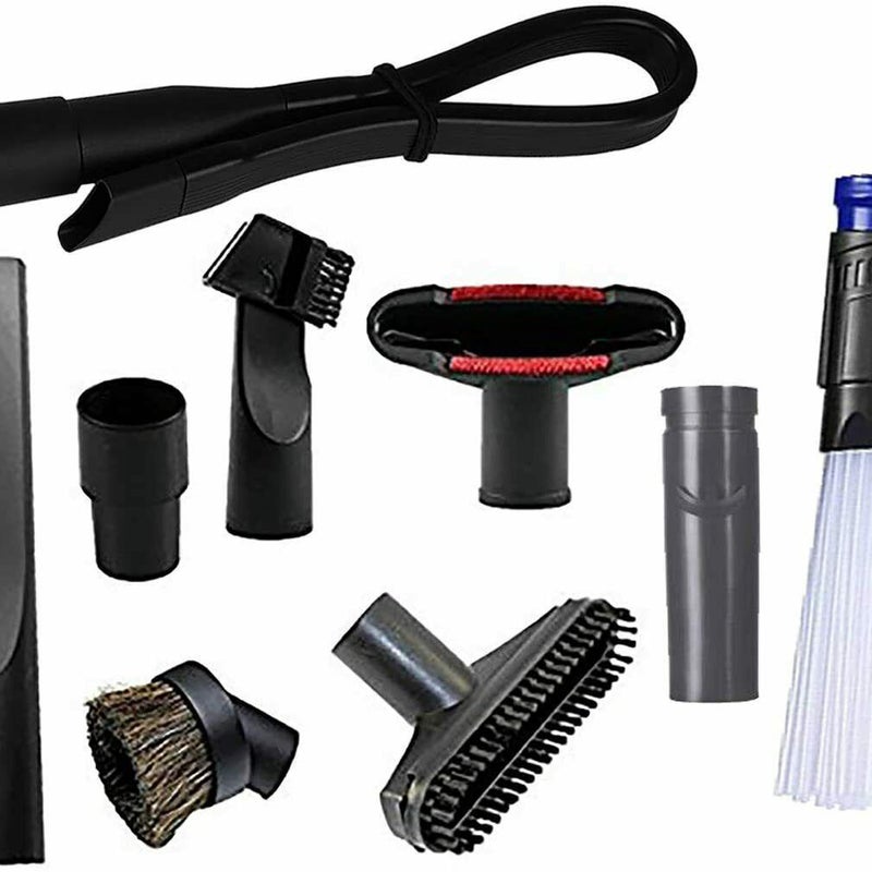 Zestaw 9 akcesoriów do odkurzacza, dysza do odkurzacza, uniwersalna szczotka do odkurzacza do mebli, średnica wewnętrzna 32 mm-3