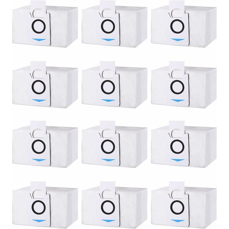 Zestaw 12 kompatybilnych akcesoriów do worków do odkurzacza Ecovacs Deebot X1 Omni / X1 e Omni, części zamienne do worków na kurz