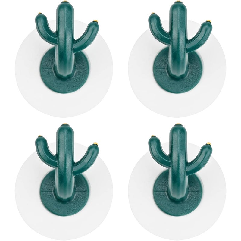 sztuki Samoprzylepne haczyki Kaktus Haczyki ręczniki Plastikowe haczyki samoprzylepne Wodoodporne haczyki drzwi ścienne wieszania płaszcza szlafroka