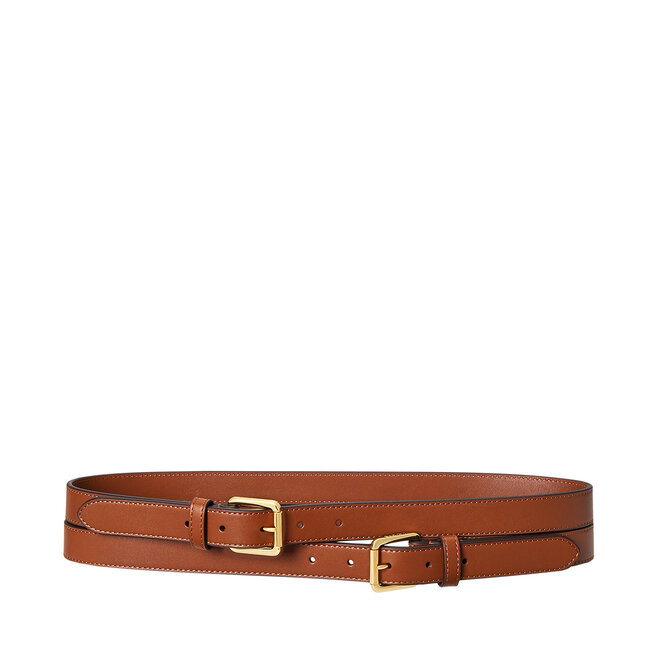 Pasek LAUREN RALPH LAUREN 412936524006 Brązowy