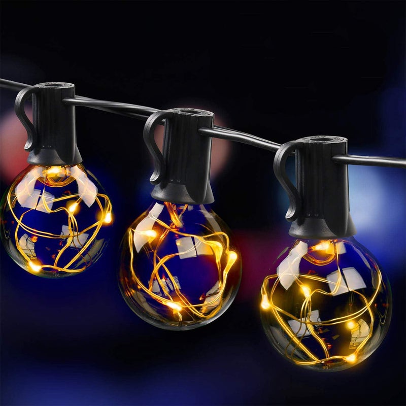 Zewnętrzna Girlanda LED Łańcuch Światełek Żarówek Wodoodporna Żarówki Zapasowe na Boże Narodzenie Uroczystość Weselną Wieczorną Dekorację Wnętrz